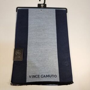 Vince Camuto Beautiful Blue Eclipse Two Tone Soft‎ Scarf NWT